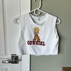 Cowgirl White Women’s Tank Top